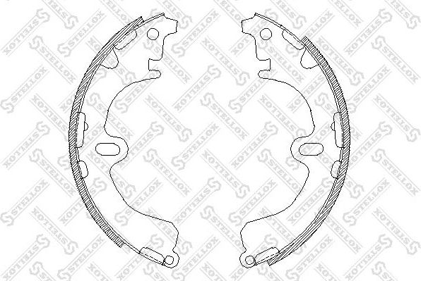 Тормозные колодки Stellox. Артикул 391 100-SX