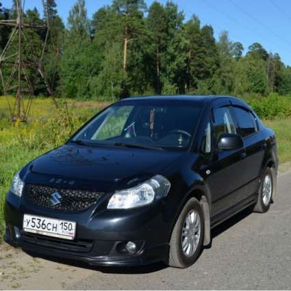 Дефлекторы Cobra Tuning для окон Suzuki SX4 I седан 2007-2013. Артикул S50807