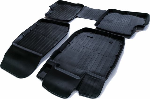 Коврик SRTK 3D STANDART для салона Lada Largus 2012-2026 Черный. Артикул LD.LAR.01X35