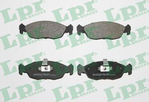 Тормозные колодки LPR передние для Citroen Saxo 1996-2004. Артикул 05P644