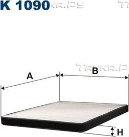 Салонный фильтр Filtron. Артикул K 1090