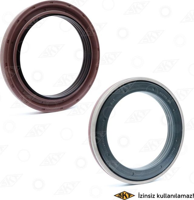 Сальник SKT (FPM (Fluor-Kautschuk)/NBR (Nitril-Butadien-Kautschuk)). Артикул 412312-VN