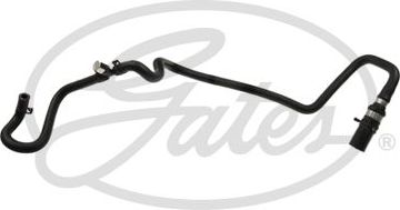 Патрубок печки (шланг отопителя) Gates для Land Rover Discovery III 2004-2009. Артикул 02-1660