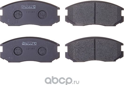 Колодки тормозные (Akebono). Артикул AN478K