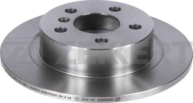 Тормозной диск Zekkert задний для BMW 2 F22 2014-2026. Артикул BS-6597