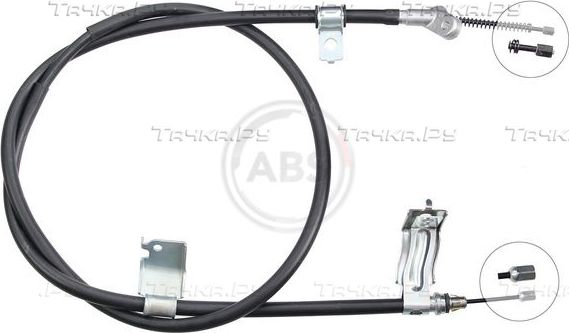 Трос ручника (тросик ручного тормоза) ABS. Артикул K17228