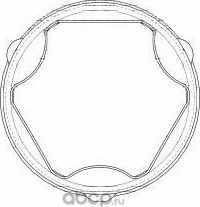 Пыльник ШРУСа внутренний (GKN). Артикул 25545