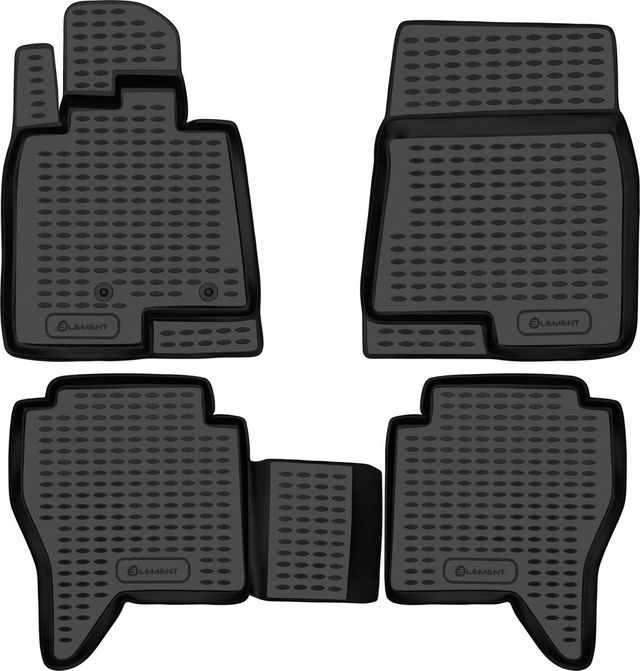 Коврики Element для салона Mitsubishi Pajero IV 3-дв. 2006-2026 СЕРЫЕ. Артикул NLC.35.16.211