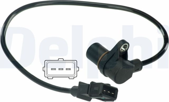 Датчик положения коленвала Delphi для Nissan Terrano II 1996-2007. Артикул SS11175