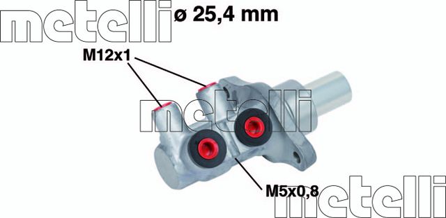 Тормозной цилиндр главный Metelli для Opel Astra H 2004-2010. Артикул 05-0571