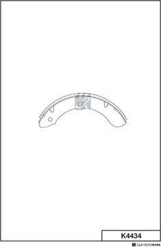 Тормозные колодки MK Kashiyama. Артикул K4434