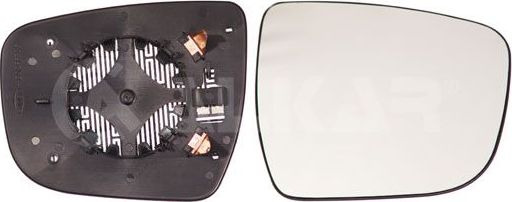 Зеркальное стекло бокового зеркала Alkar. Артикул 6432663