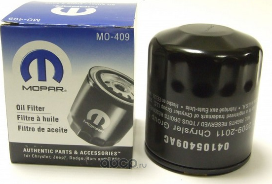 Масляный фильтр Chrysler для Dodge Stratus II 2000-2006. Артикул 04105409AC