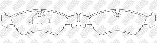 Тормозные колодки NiBK. Артикул PN0031