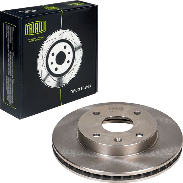 Тормозной диск Trialli передний для Chevrolet Lacetti 2003-2013. Артикул DF 062202