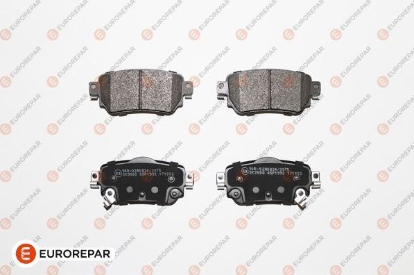 Тормозные колодки Eurorepar. Артикул 1667816580