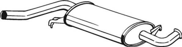 Глушитель Bosal для Audi A6 I (C4) 1994-1996. Артикул 105-971