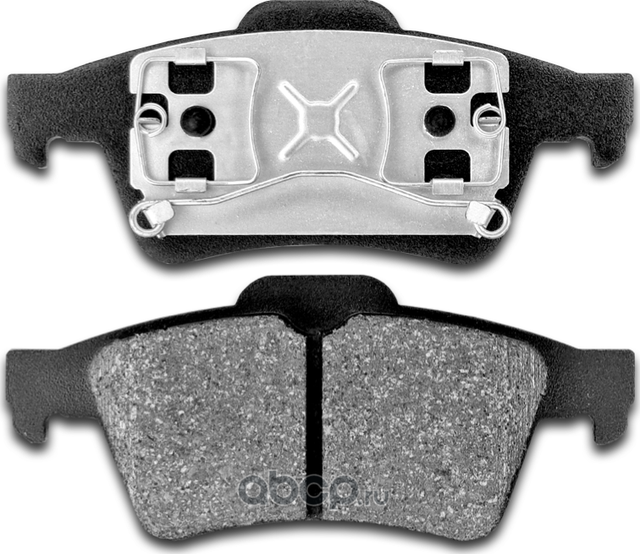 Тормозные колодки Gerat BP-R078P (задние) Low-metalic Gerat. Артикул BPR078P