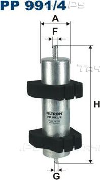 Топливный фильтр Filtron. Артикул PP 991/4