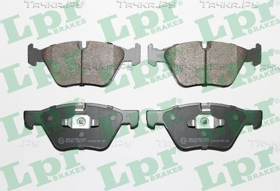 Тормозные колодки LPR передние для BMW 1 I (E81/E82/E87/E88) 2005-2012. Артикул 05P1511