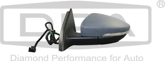 Зеркало боковое DPA левое для Volkswagen Passat B7 2010-2015. Артикул 88571783402