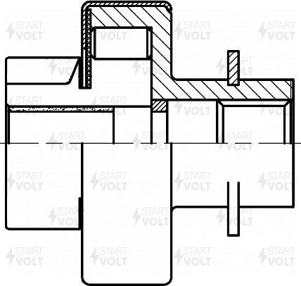Бендикс стартера StartVOLT. Артикул VCS 0809