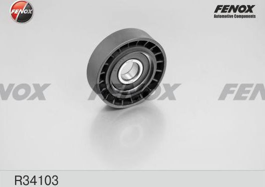 Направляющий (ведущий) ролик приводного поликлинового ремня Fenox для Fiat Tipo 160 1987-1995. Артикул R34103