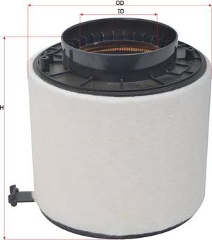 Воздушный фильтр Sakura для Audi A4 IV (B8) 2007-2012. Артикул A-31211