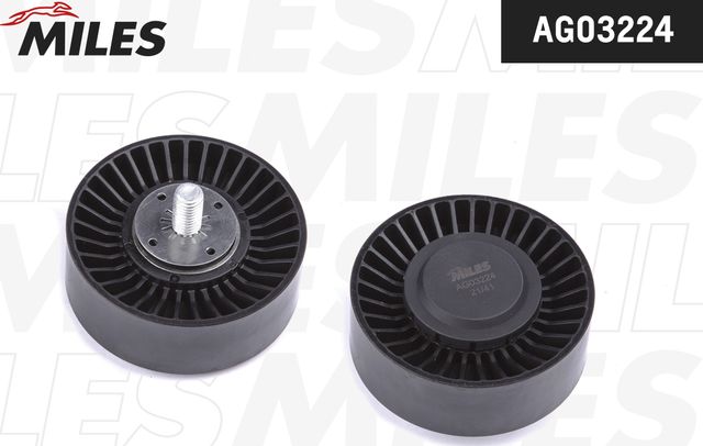 Направляющий (ведущий) ролик приводного поликлинового ремня Miles. Артикул AG03224