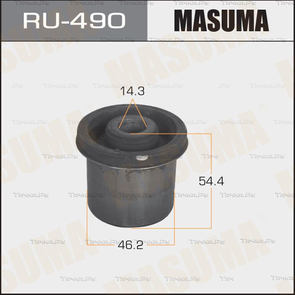 Сайлентблок переднего рычага подвески Masuma правый/левый верхний для Mitsubishi Pajero III 2000-2007. Артикул RU-490