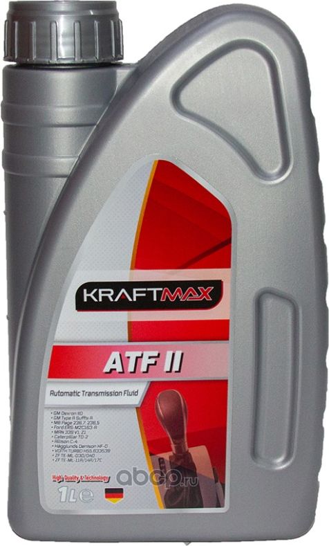 Трансмиссионное масло KRAFTMAX ATF II 1 л. Артикул KM3011