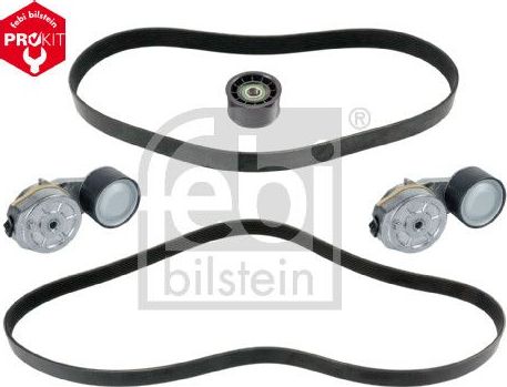 Приводной ремень поликлиновой с роликами (комплект) Febi Bilstein ProKit. Артикул 40184