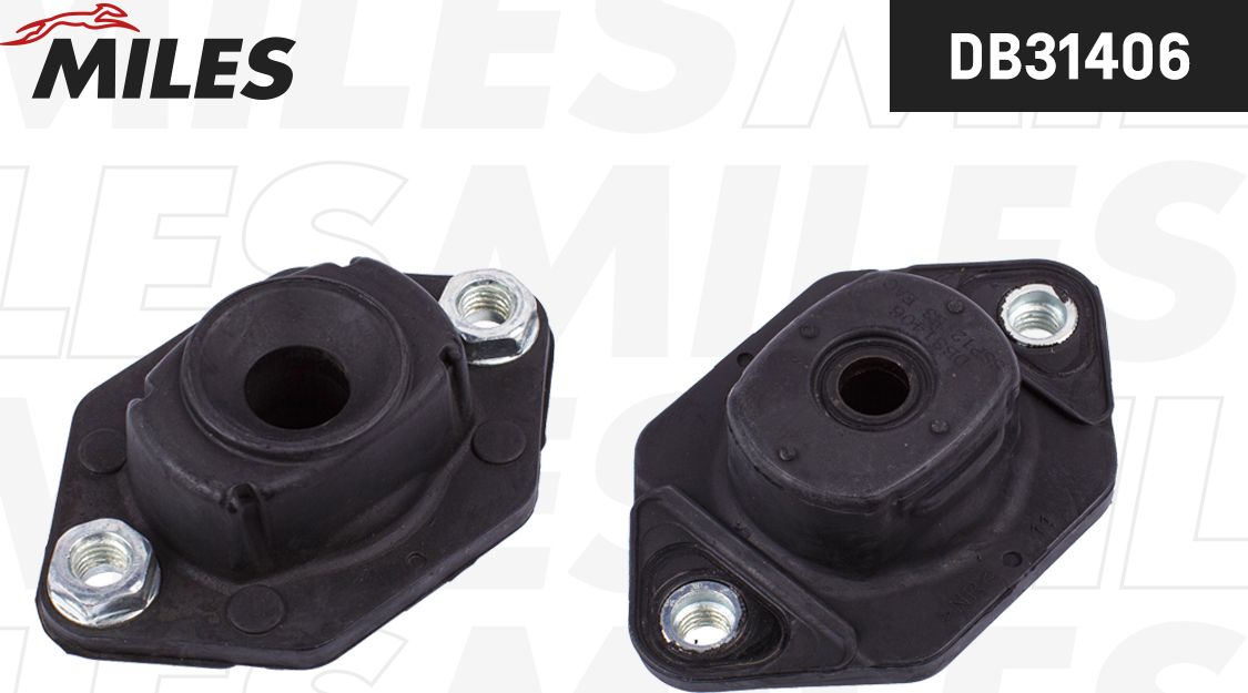 Опора амортизатора (стойки) Miles (резина/металл). Артикул DB31406