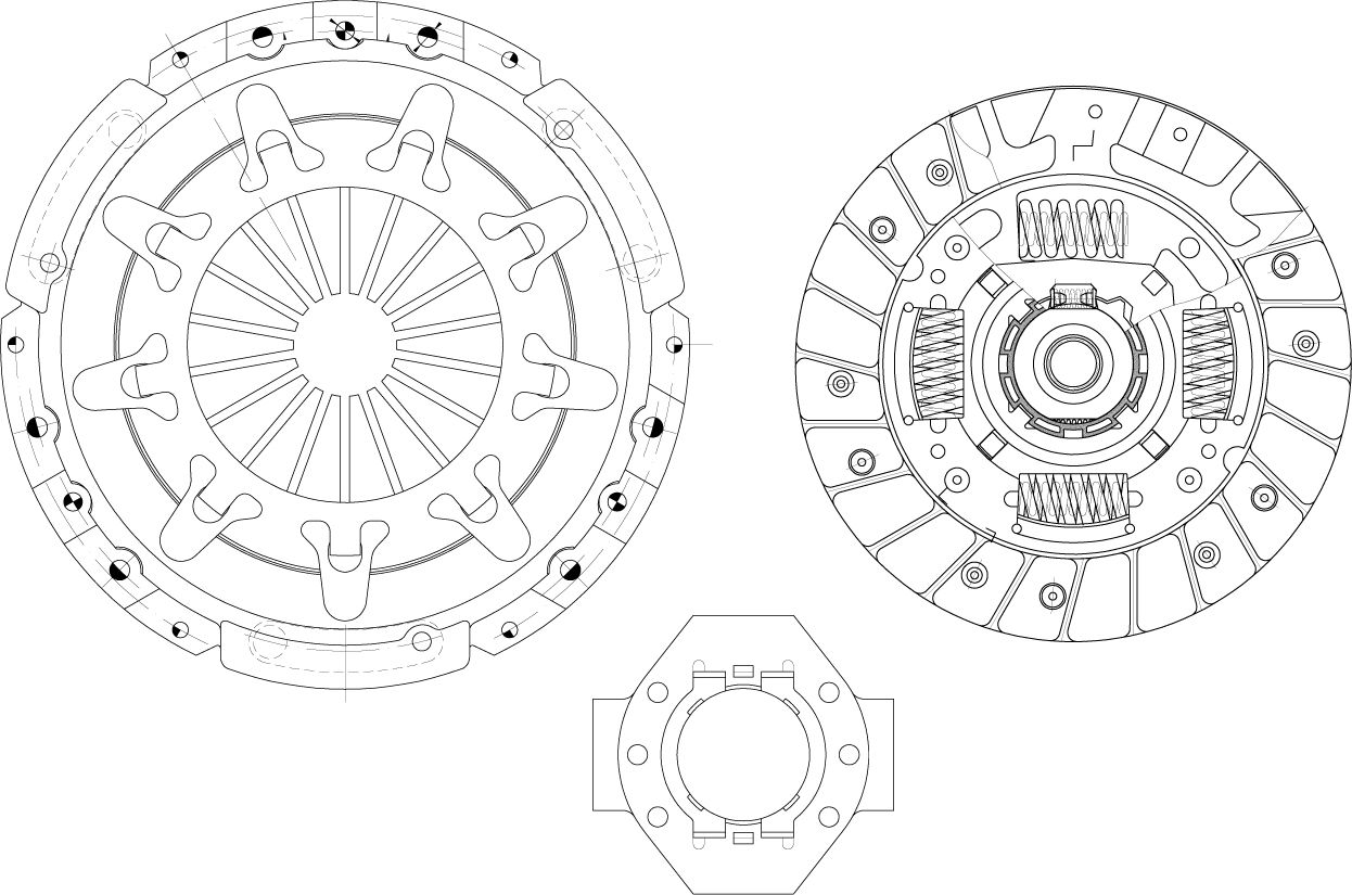 Сцепление (комплект) (в сборе) Trialli. Артикул FR 1611