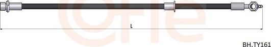 Тормозной шланг Cofle. Артикул 92.BH.TY161