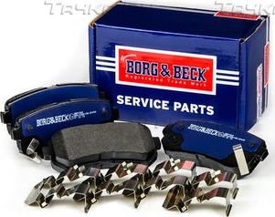 Тормозные колодки Borg & Beck задние для Kia Proceed I 2008-2013. Артикул BBP1924