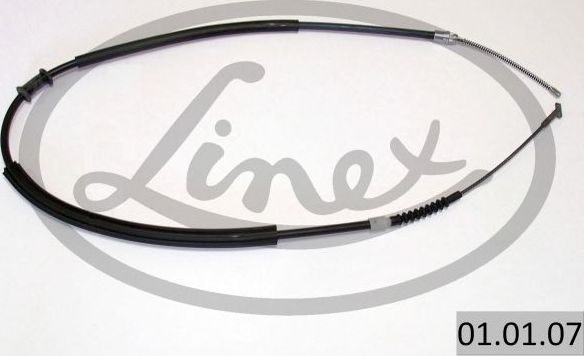 Трос ручника (тросик ручного тормоза) Linex левый для Alfa Romeo 146 1995-2001. Артикул 01.01.07