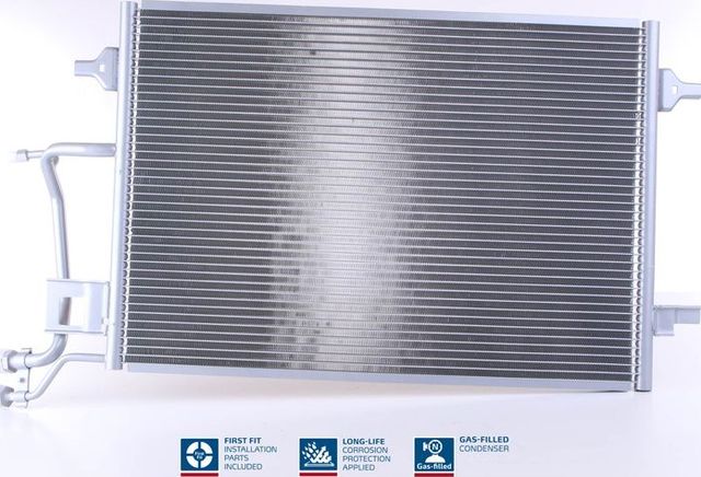 Радиатор кондиционера (конденсатор) Nissens (алюминий). Артикул 94594