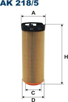 Воздушный фильтр Filtron. Артикул AK 218/5