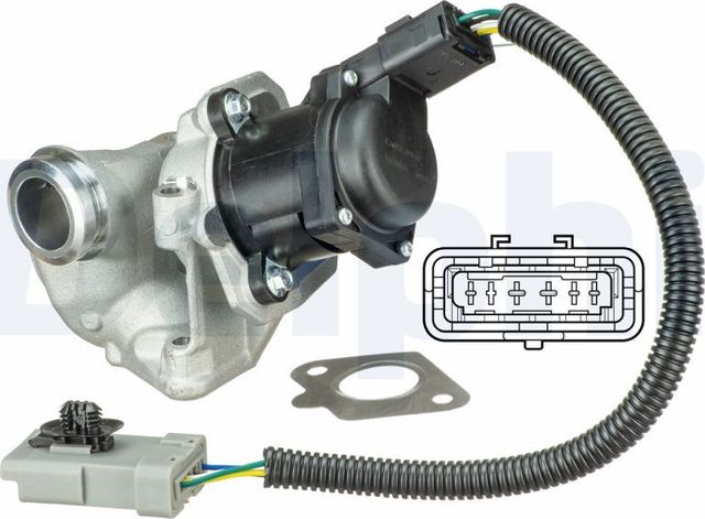Клапан EGR (рециркуляции выхлопных газов) Delphi. Артикул EG10434-12B1