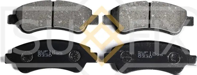 Колодки тормозные дисковые | перед прав/лев | (Sufix). Артикул SX-1095