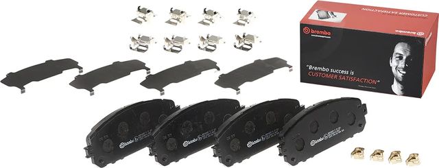 Тормозные колодки Brembo передние для Jeep Cherokee V (KL) 2013-2026. Артикул P 37 021