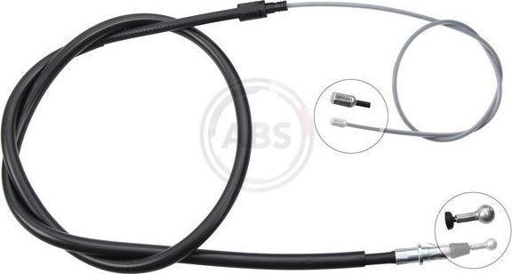 Трос ручника (тросик ручного тормоза) ABS. Артикул K18993