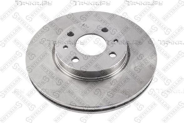 Тормозной диск Stellox передний для Fiat Idea 2003-2016. Артикул 6020-1139V-SX