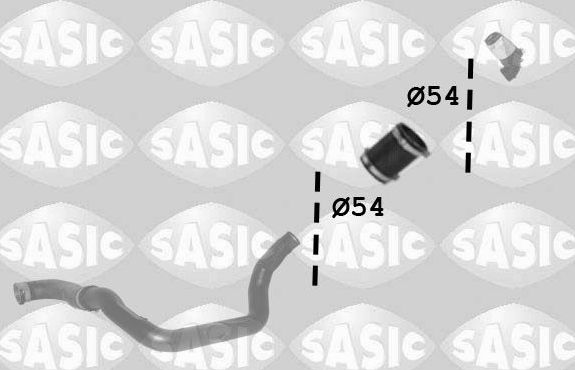 Патрубок интеркулера Sasic. Артикул 3334053