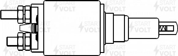 Втягивающее реле стартера StartVOLT для Renault Premium I 1996-2006. Артикул VSR 0704