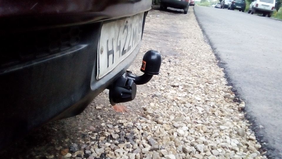 Фаркоп AvtoS для Lada Kalina II универсал 2013-2016. Артикул VAZ-61