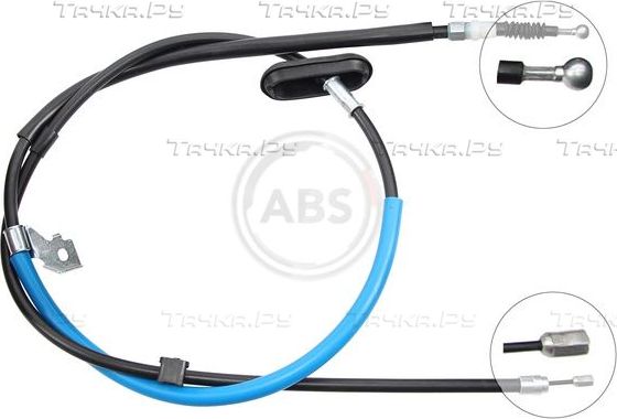 Трос ручника (тросик ручного тормоза) ABS. Артикул K13882