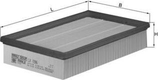 Воздушный фильтр Mahle-Knecht для Nissan Pathfinder R51 2005-2014. Артикул LX 1596