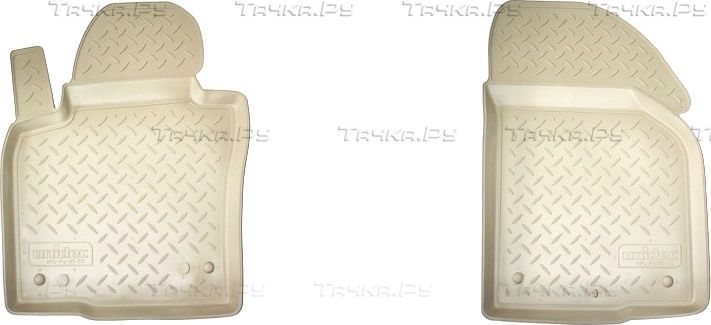 Коврики Норпласт для салона (2 передних) Toyota RAV4 III 2009-2012 короткая база. БЕЖЕВЫЕ. Артикул NPL-Po-88-47Beige
